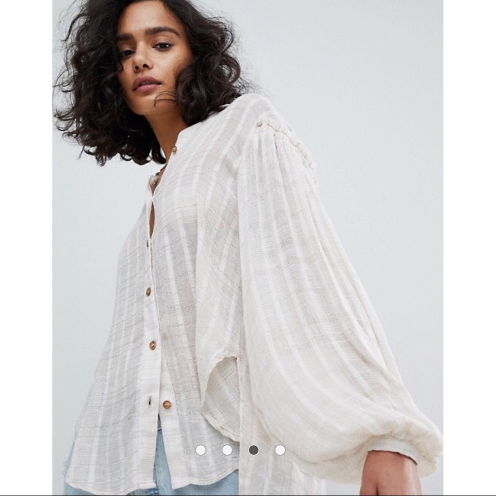 NWT Free People Headed To The Highlands Shirt